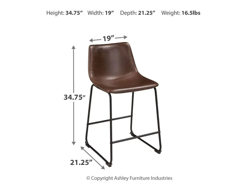 Centiar - Upholstered Barstool (Set of 2) by Unique Piece Furniture