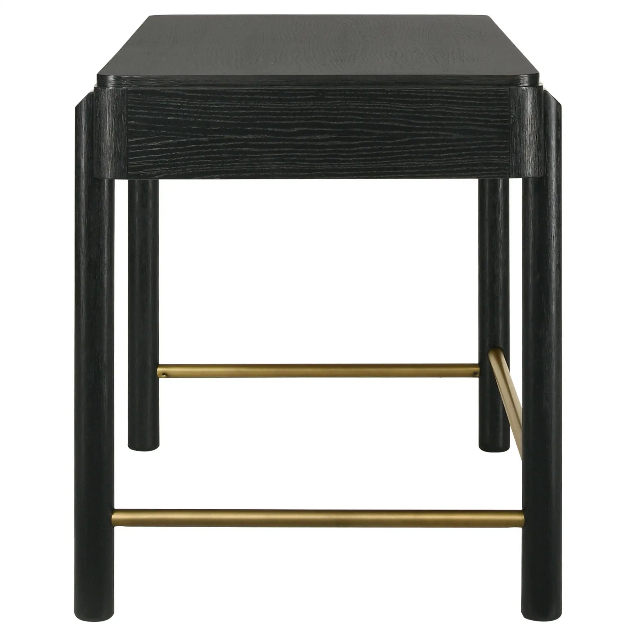 Arini 2-drawer Vanity Desk Makeup Table Black by Unique Piece Furniture