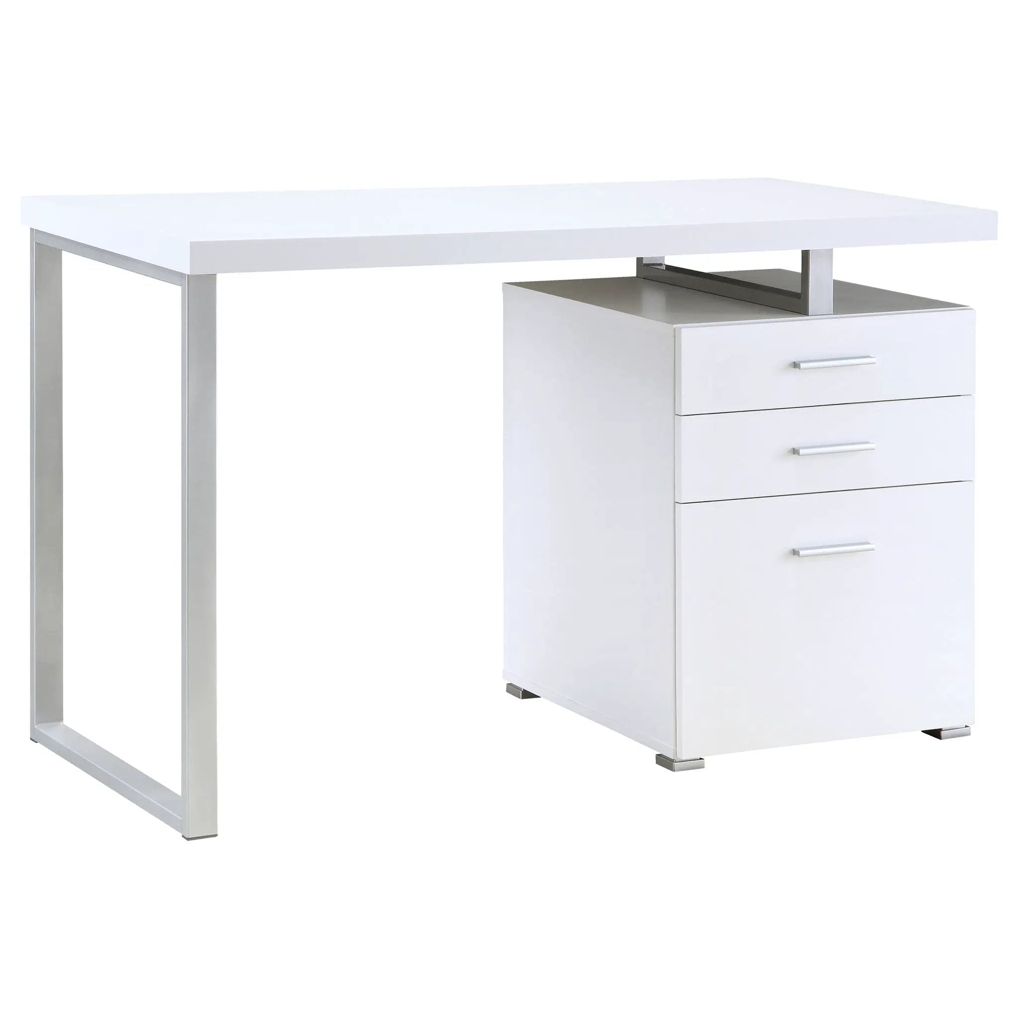 3 Drawer Reversible Office Desk by HouseOfZazla