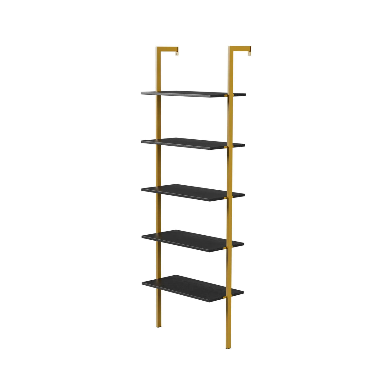 5-Tier Bookshelf Solid Wood Ladder Shelf by HouseOfZazla