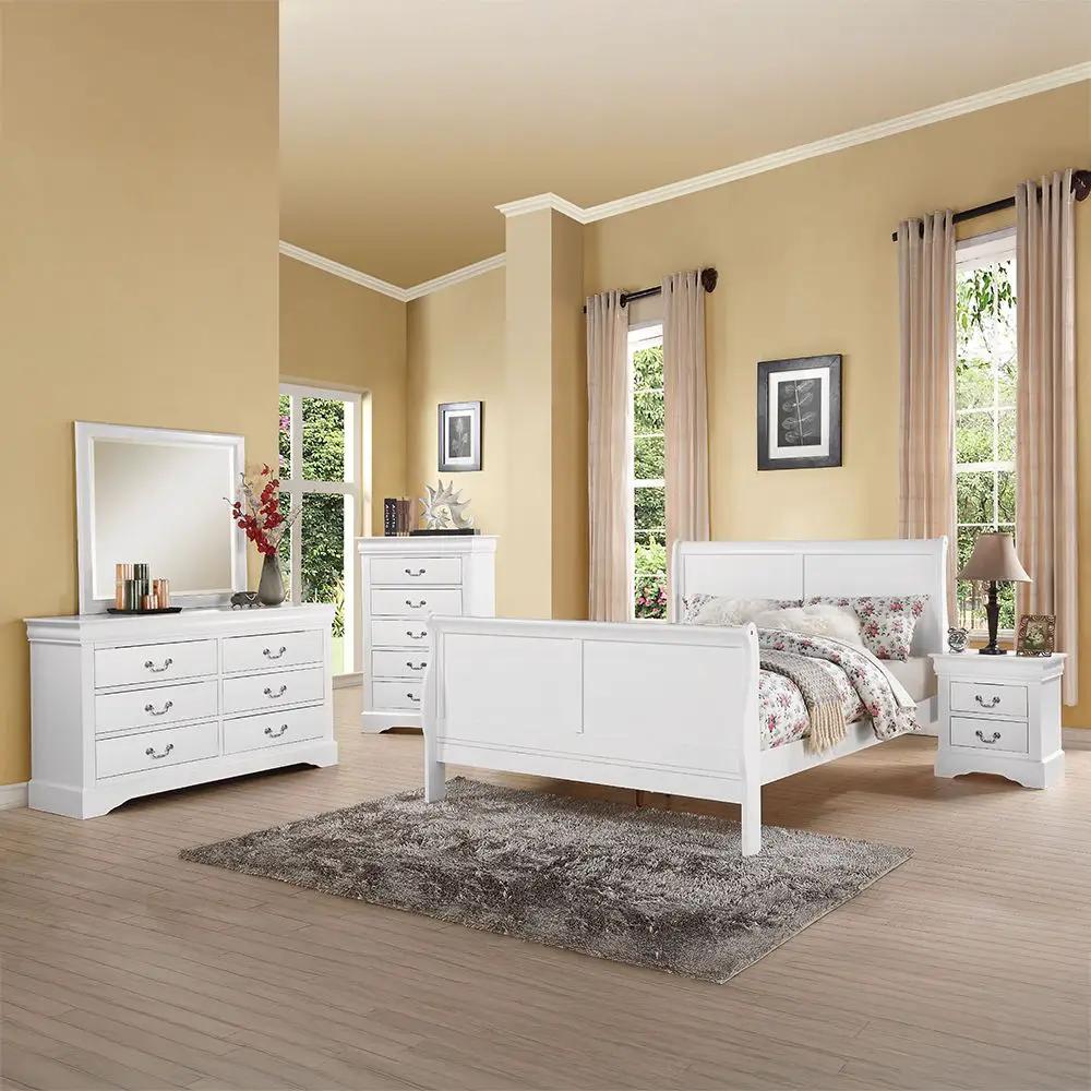 Louis Philippe III - Bed (FB 34"H) by Unique Piece Furniture