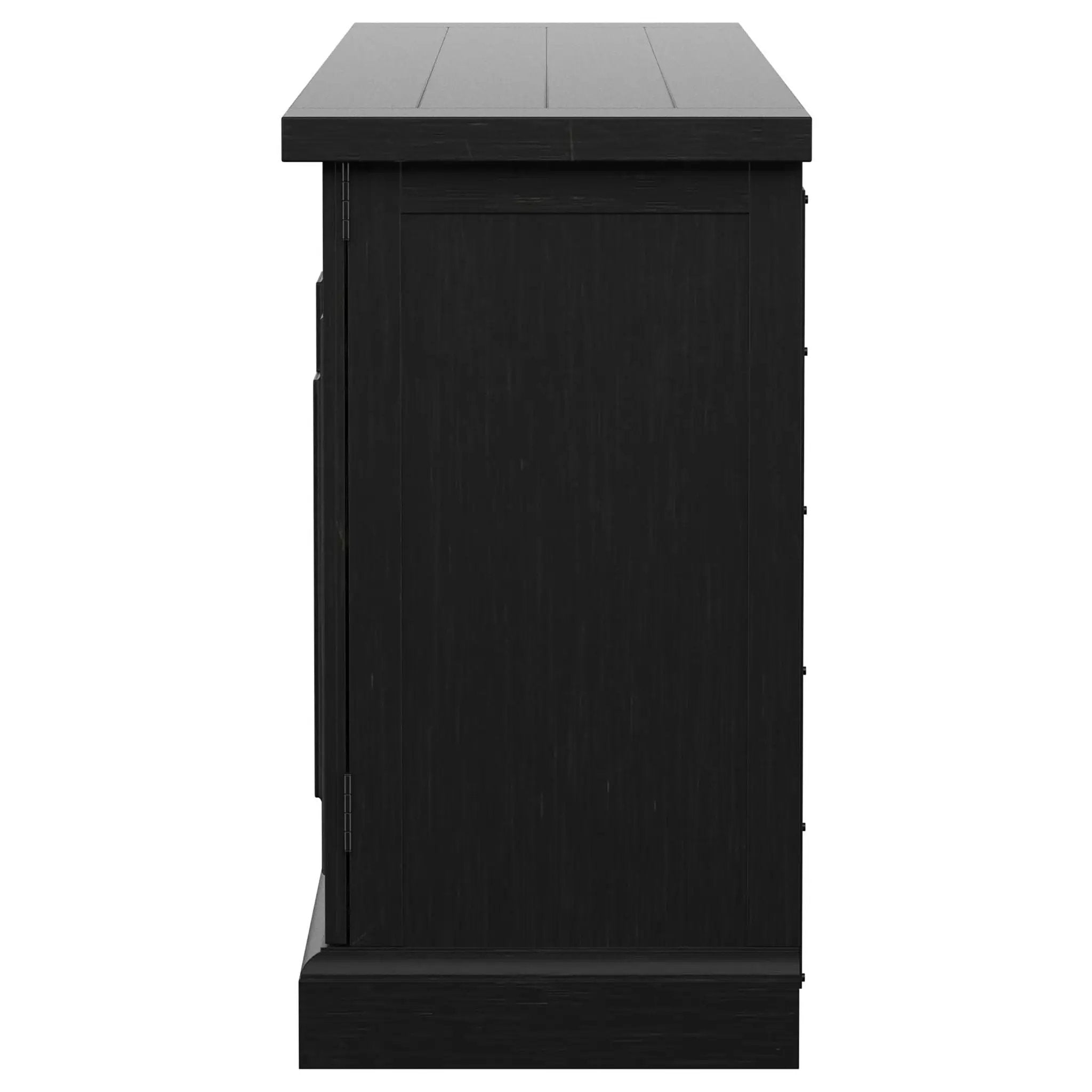Florence 4-door Dining Sideboard Buffet Distressed Black by Unique Piece Furniture