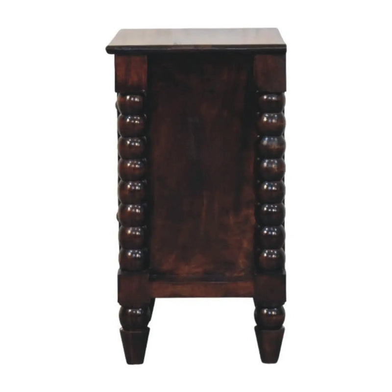 Solid Wood Spindle Duo Bedside by HouseOfZazla