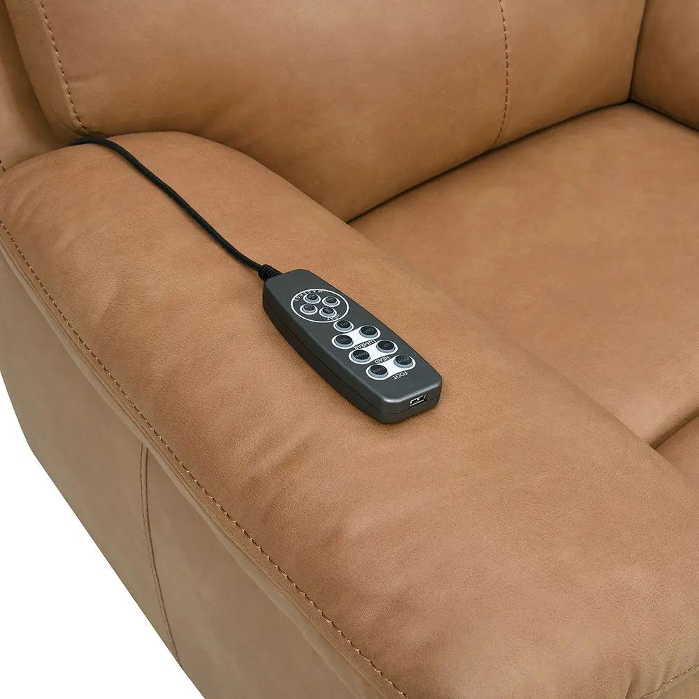 Chavis - Power Motion Loveseat With USB & Power Headrest - Brown by Unique Piece Furniture