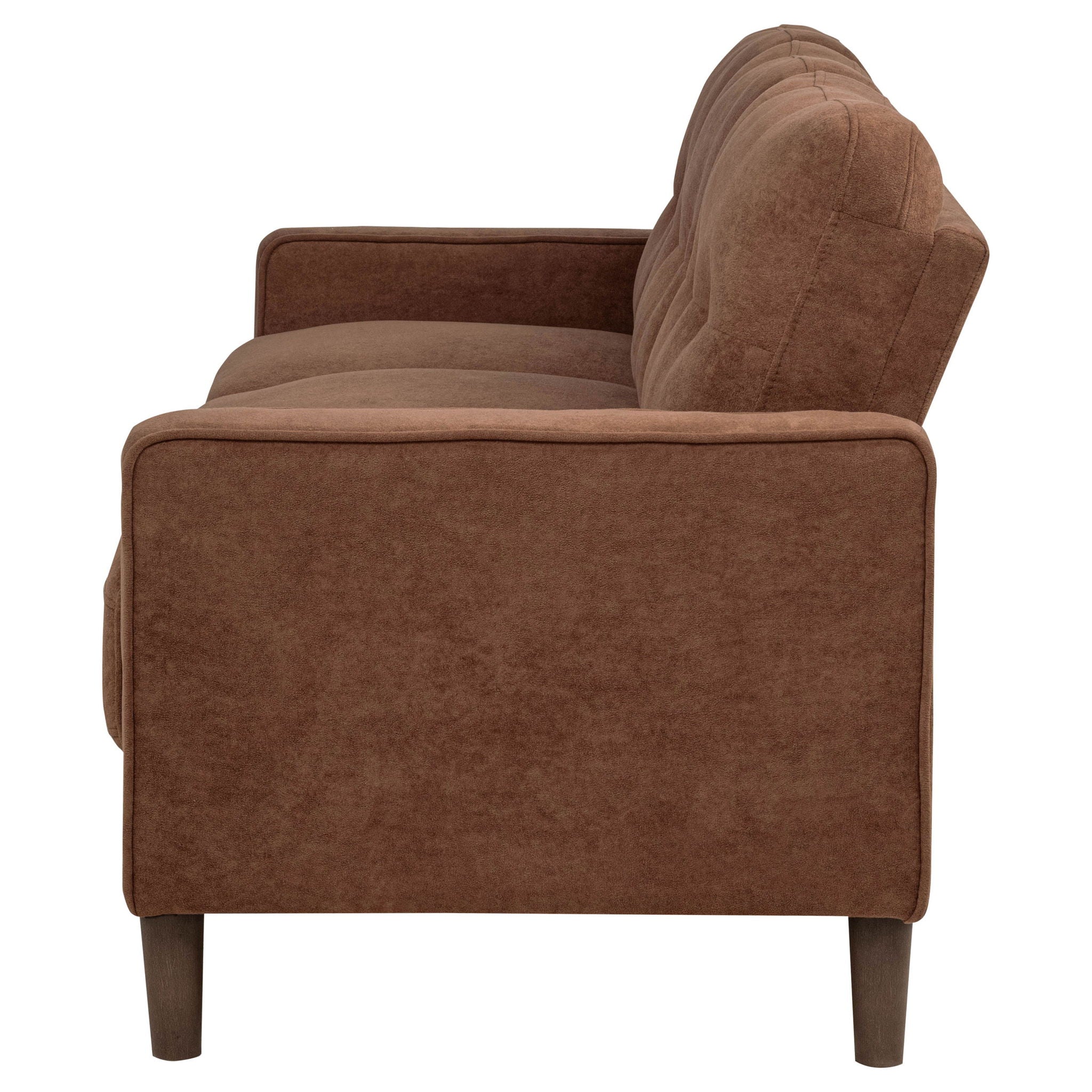 Bowen II Fabric Upholstered Track Arm Sofa Rust by Unique Piece Furniture