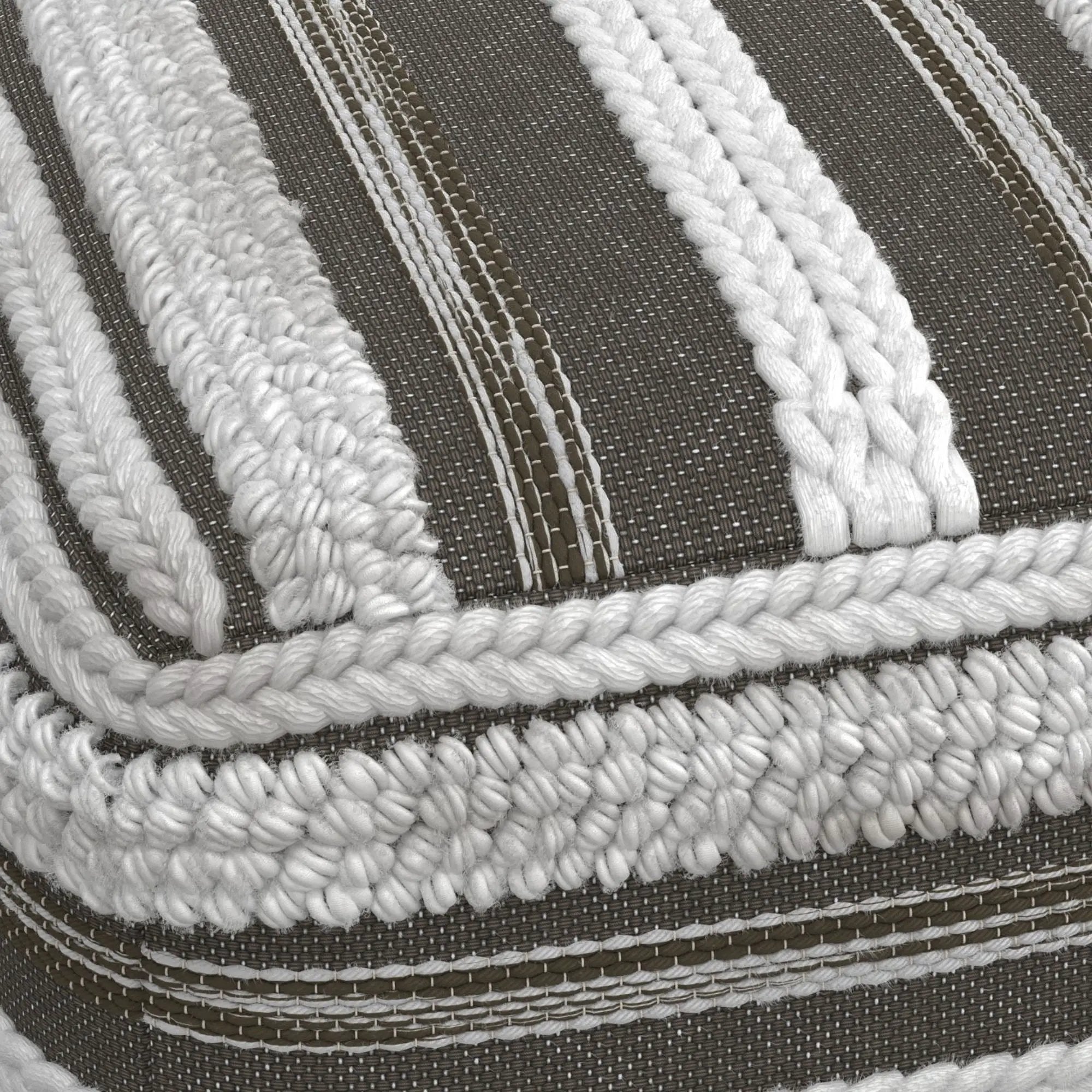 Sommer - Handcrafted Square Pouf by Unique Piece Furniture