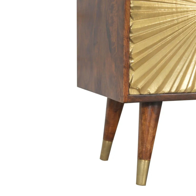 Manila - Sideboard, 3 Drawer - Chestnut by HouseOfZazla