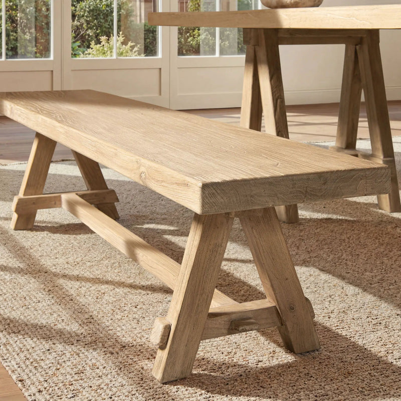 Hawthorne - Dining Bench - Natural by HouseOfZazla