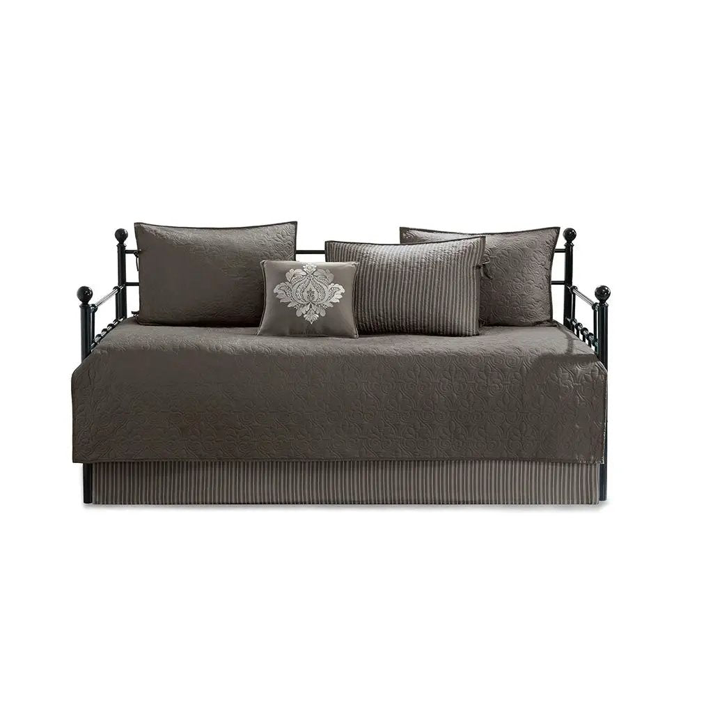 6 Piece Reversible Daybed Cover Set Dark by HouseOfZazla