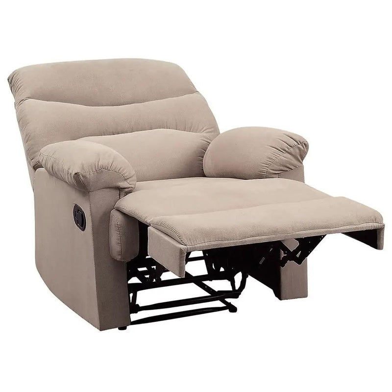 Arcadia - Motion Recliner - Beige Woven Fabric by Unique Piece Furniture