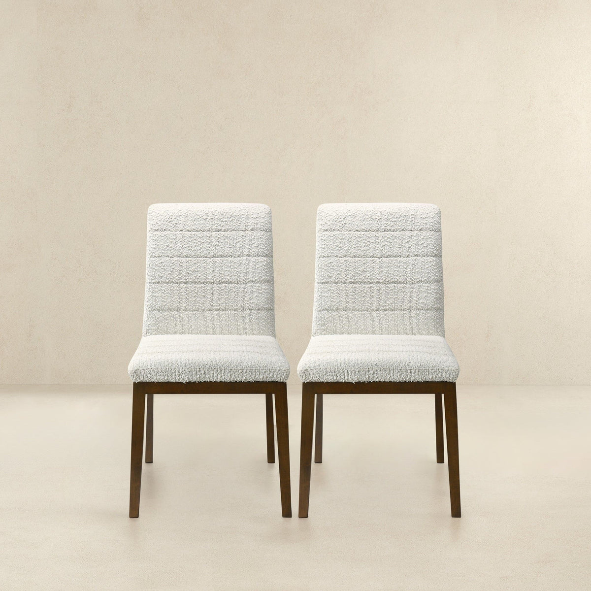 Modern Dining Chair Set with Solid Wood Base (Set of 2) - Orange or White, photo 17 of 27