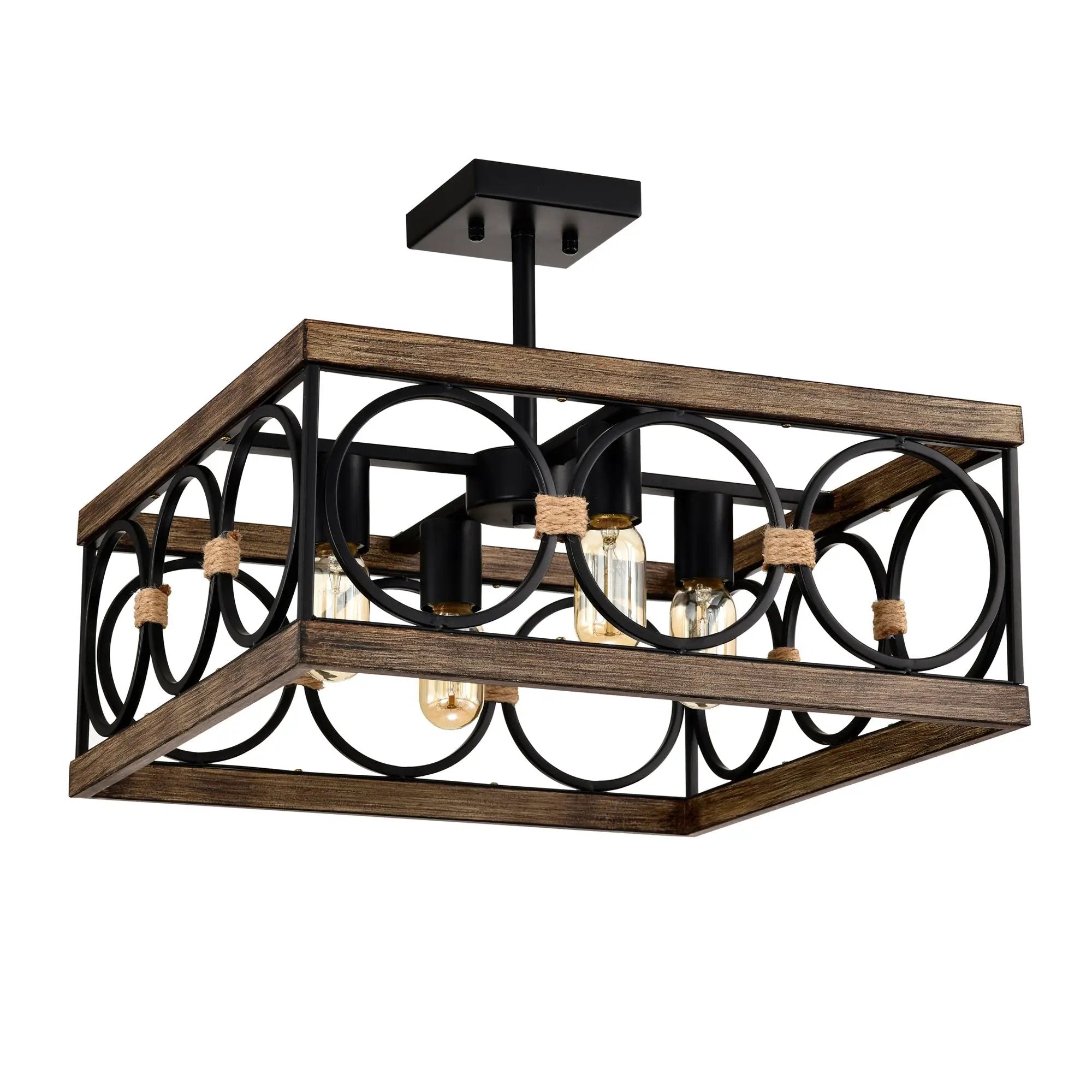 4-Light Square Kitchen Island Lights by HouseOfZazla