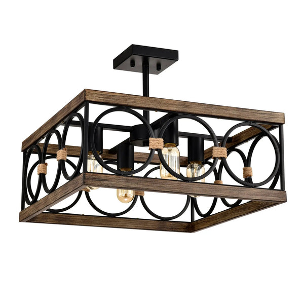 4-Light Square Kitchen Island Lights
