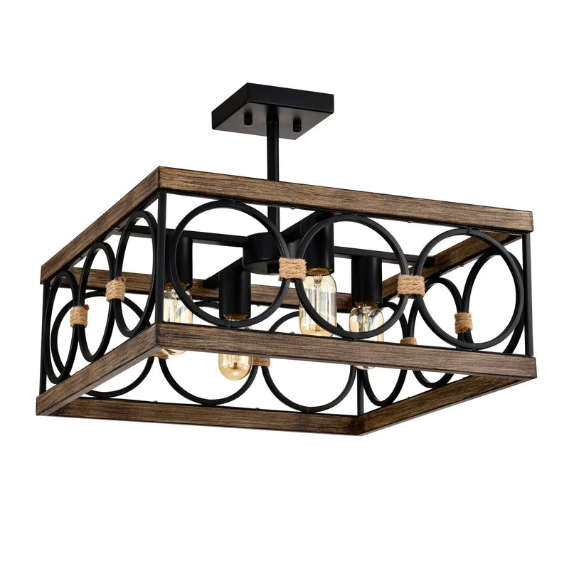 4-Light Square Kitchen Island Lights by HouseOfZazla
