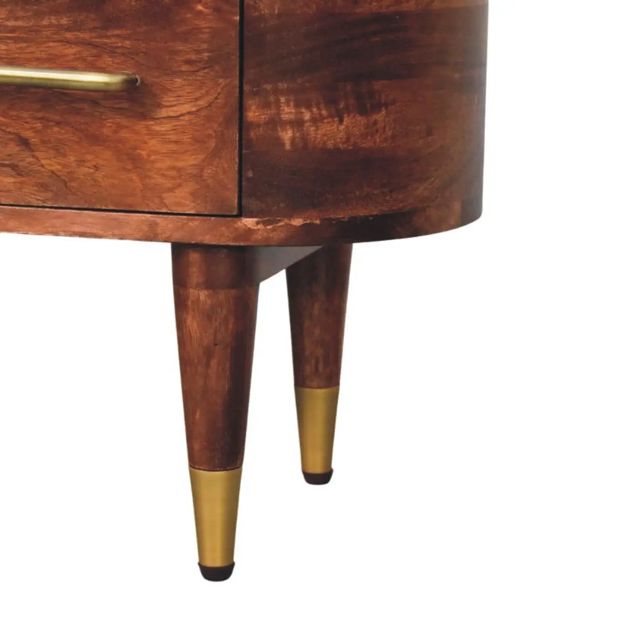 Solid Wood Two-Drawer Open-Slot Media Unit by HouseOfZazla