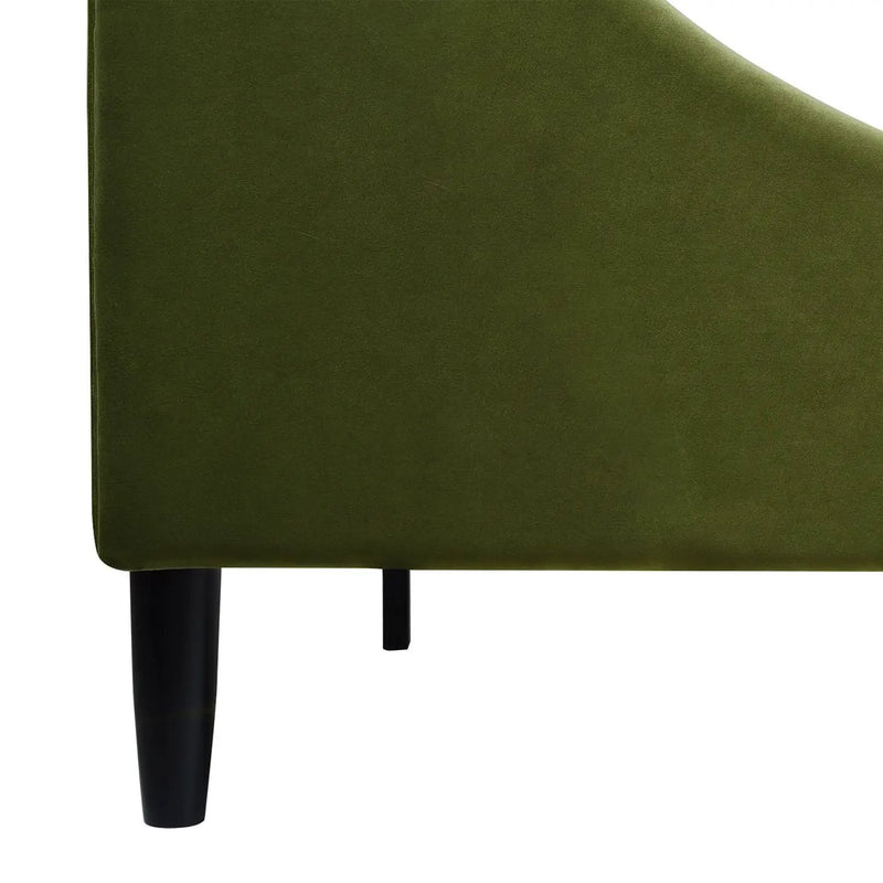 Aspen - Vertical Tufted Modern Headboard Platform Bed Set by HouseOfZazla