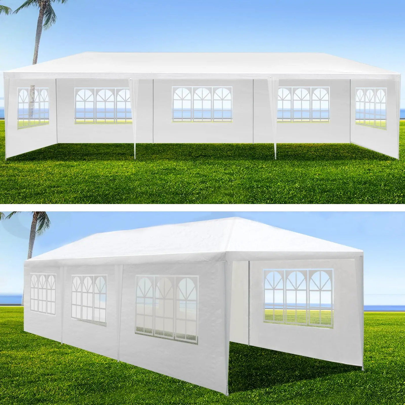 10X30' Wedding Party Canopy Tent Outdoor Gazebo With Removable Sidewalls by HouseOfZazla