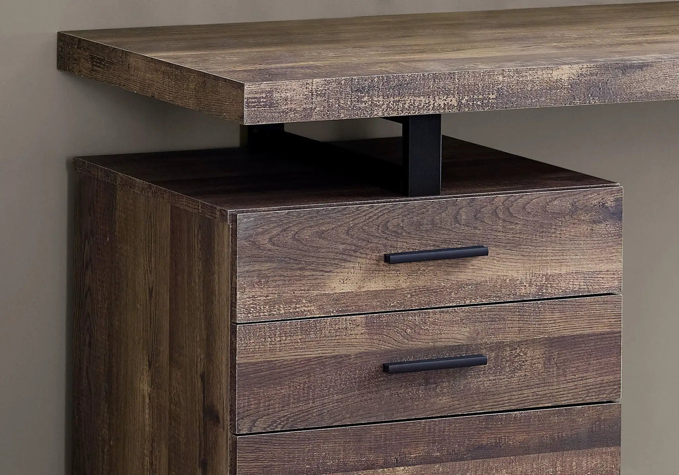 Computer Desk For Home Office, Left or Right Setup with Storage Drawers by HouseOfZazla