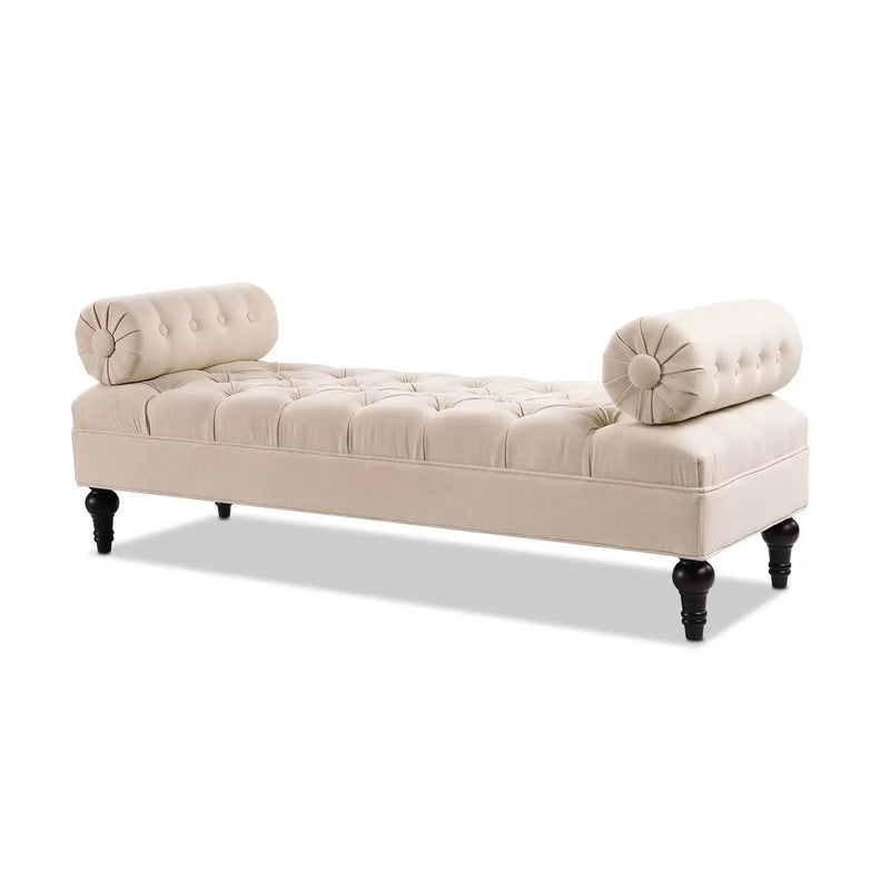 Lewis Bolster - Arm Entryway Bench by HouseOfZazla