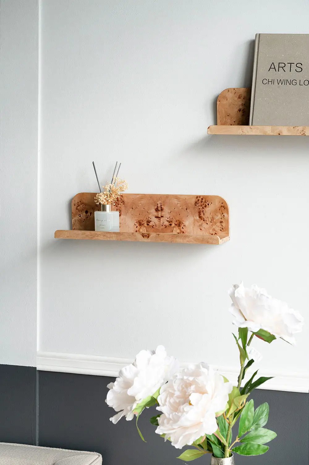 Burl - Eco-Friendly Floating Wall Shelf by HouseOfZazla