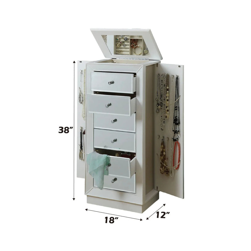 Talor - Jewelry Armoire - White by Unique Piece Furniture