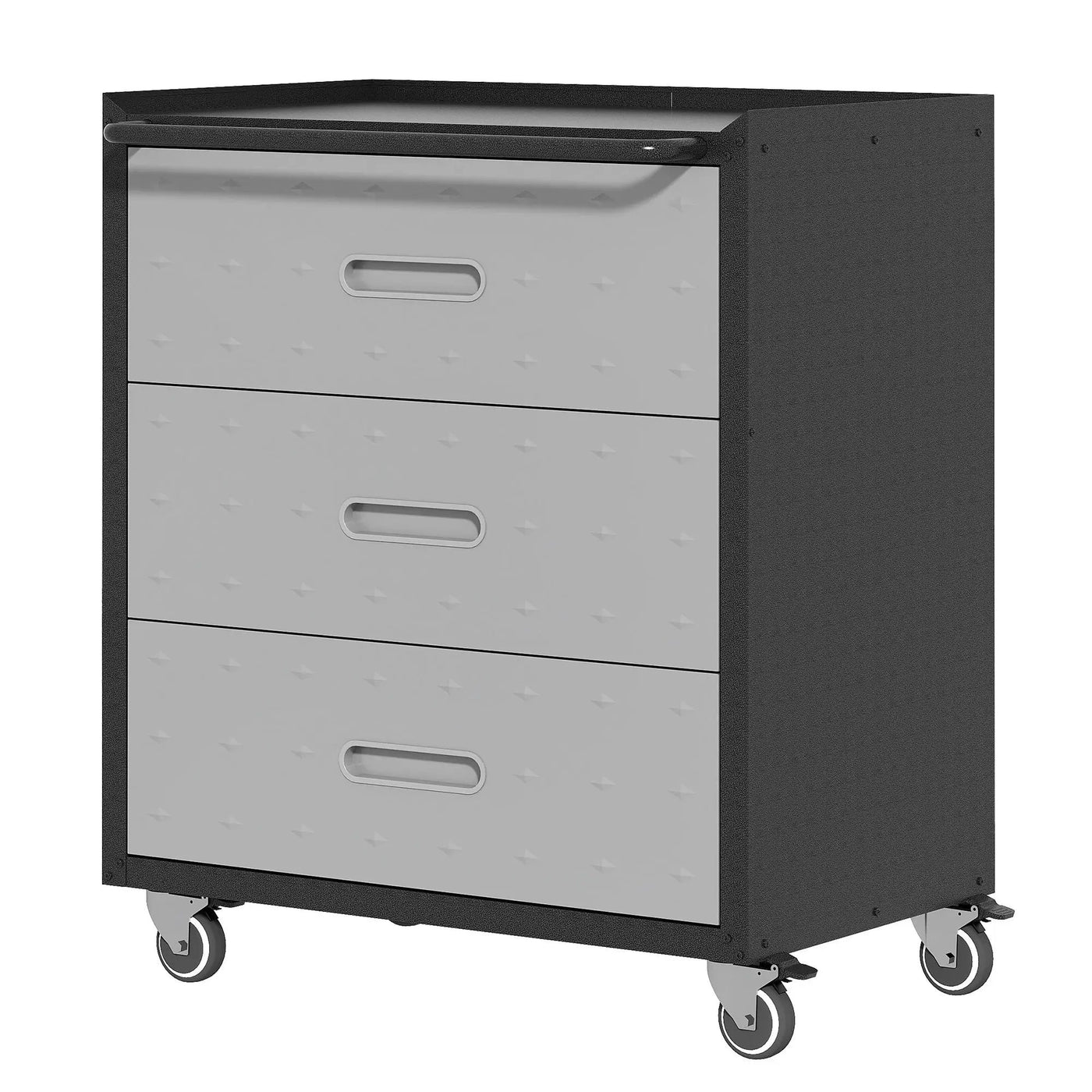 Heavy Duty Metal Storage Cabinet With Wheels 3 Drawer Tool Cabinet For Garage, Office, And Home Organizer Solutions by HouseOfZazla
