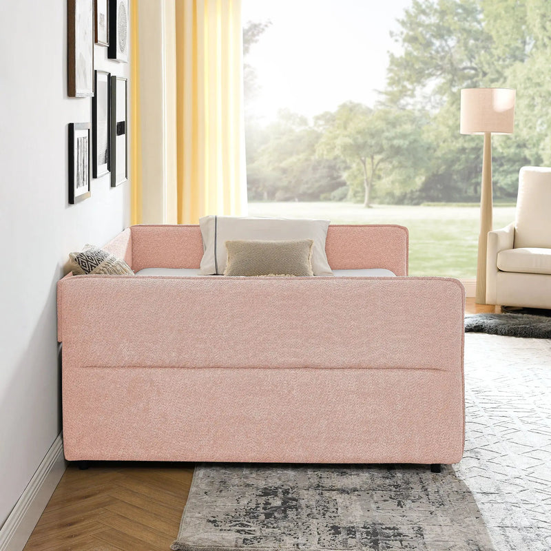 Upholstered Daybed & 2 Drawers by Unique Piece Furniture