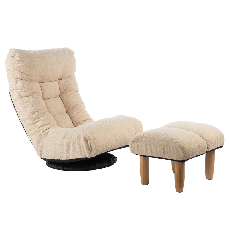 Adjustable Japanese Reclining Floor Chair Sofa With Metal Frame For Living Room by HouseOfZazla