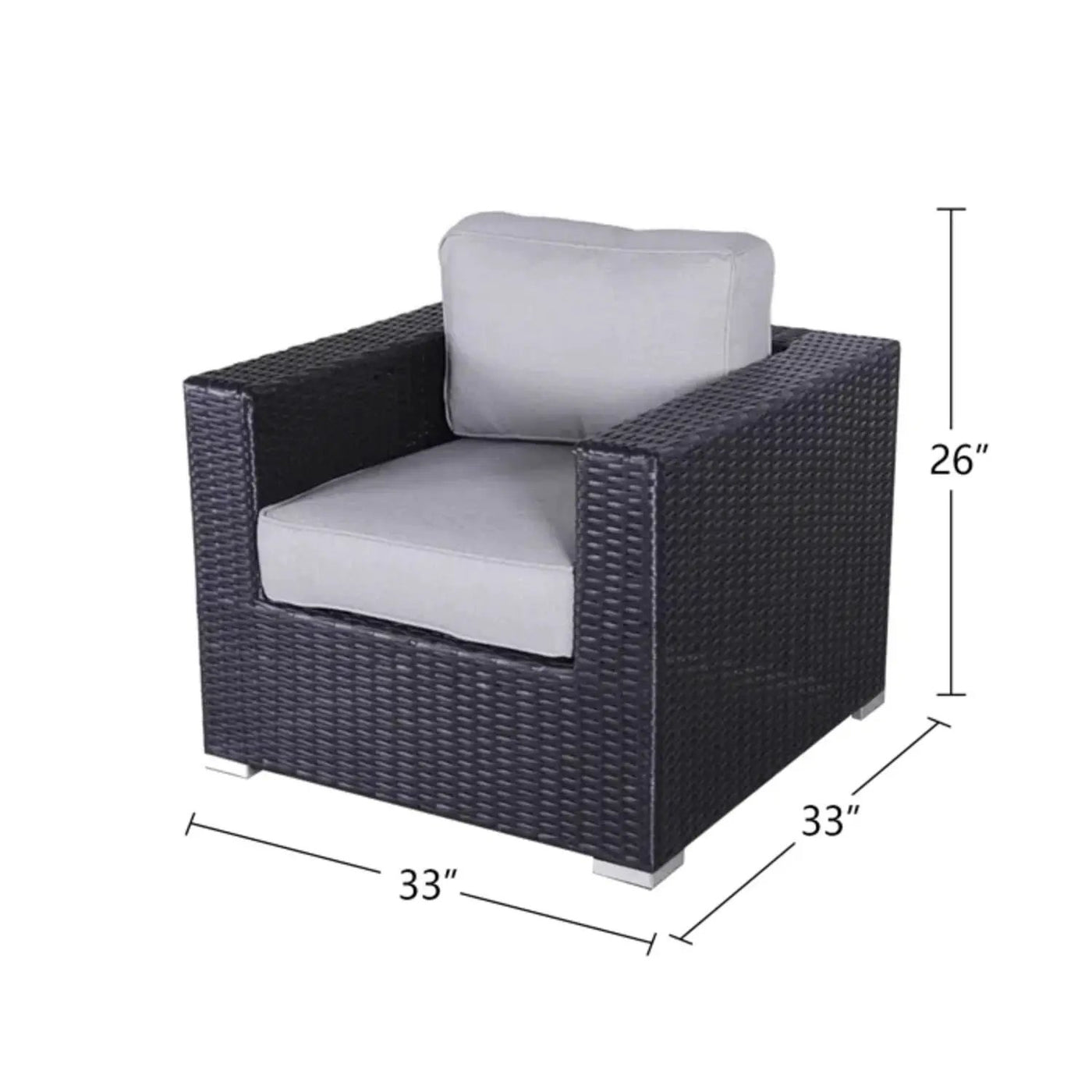 Patio Chair With Cushions Stylish Design by HouseOfZazla