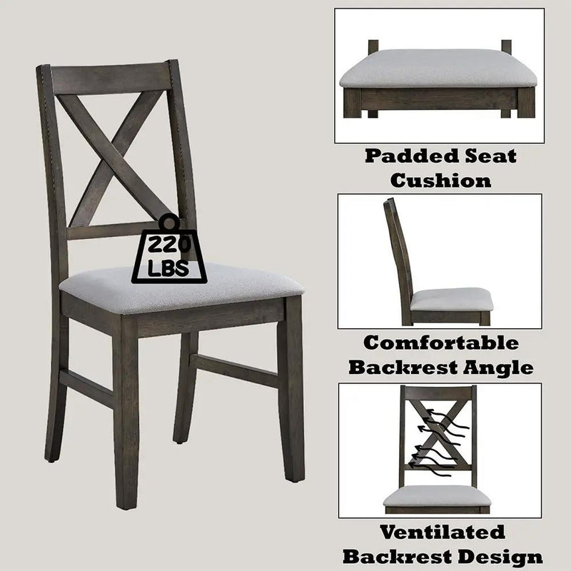 Marit - Side Chair (Set of 2) - Gray by Unique Piece Furniture