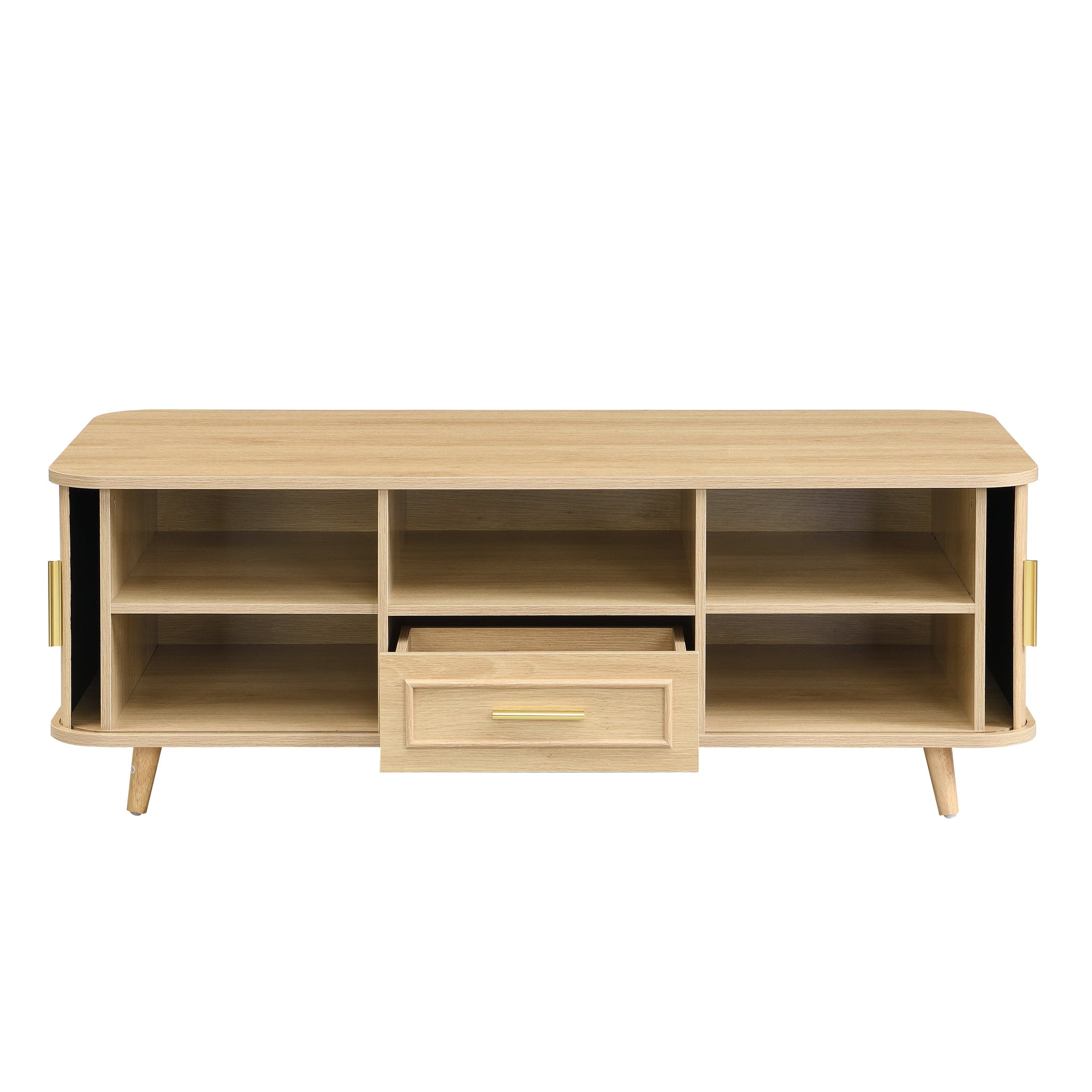 Mid-Century Modern Coffee Table with Storage by HouseOfZazla