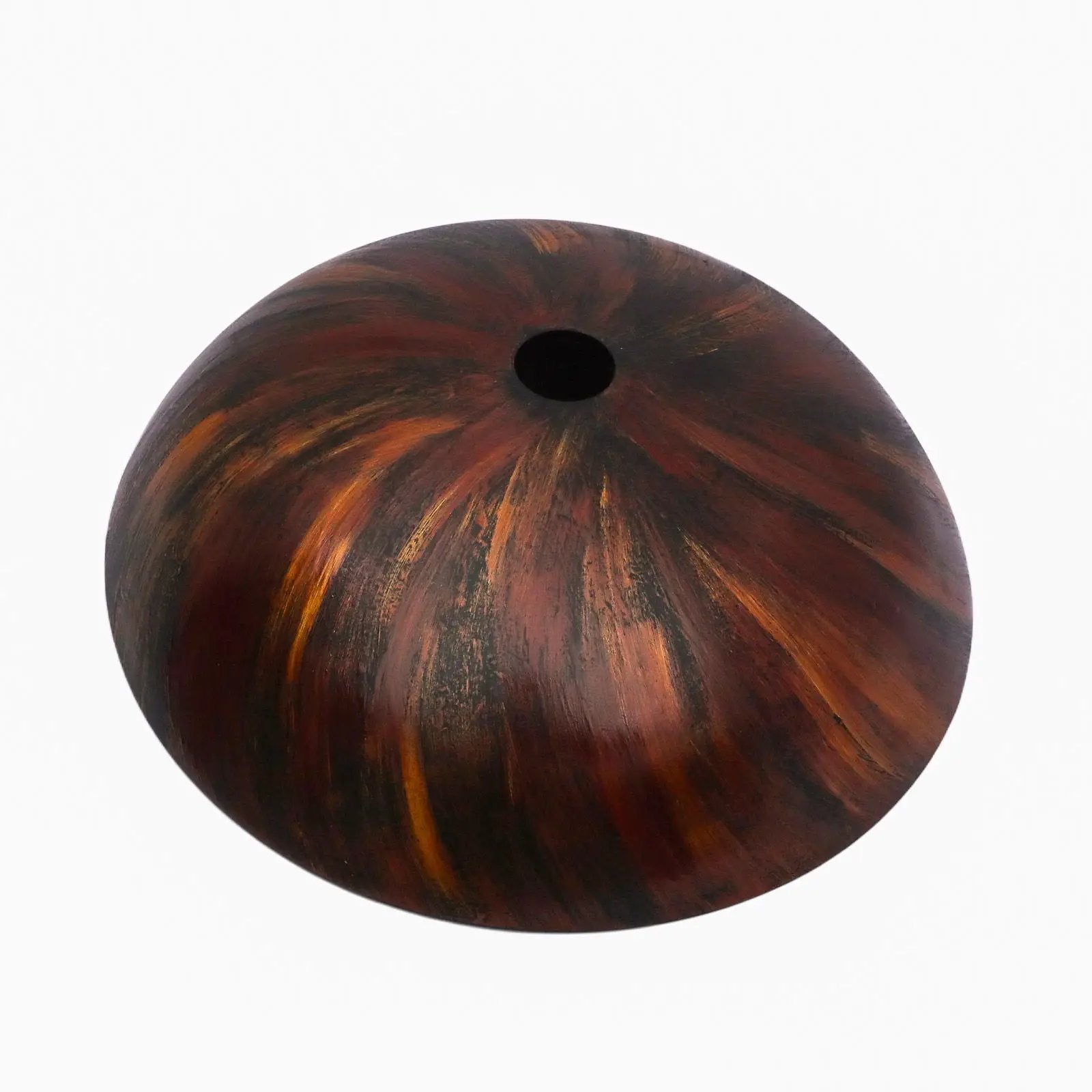 Vessel Bathroom Sink With Pop Up Drain, Round Bowl Design For Bathrooms - Brown by HouseOfZazla