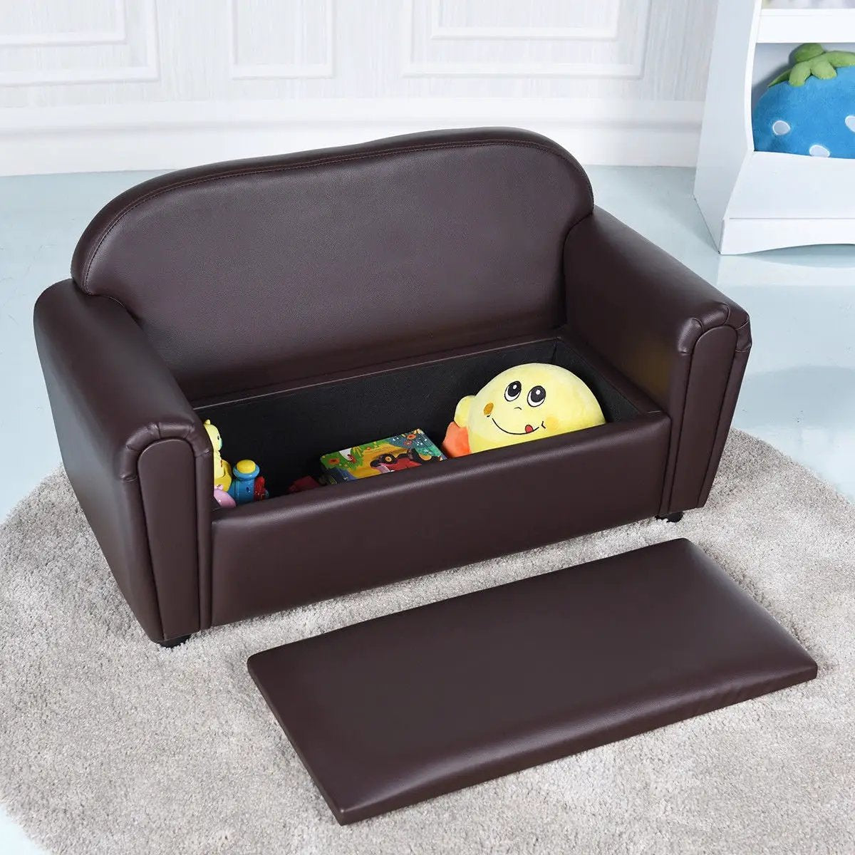 Kids Sofa Armrest Chair with Storage Function by DirectDeals