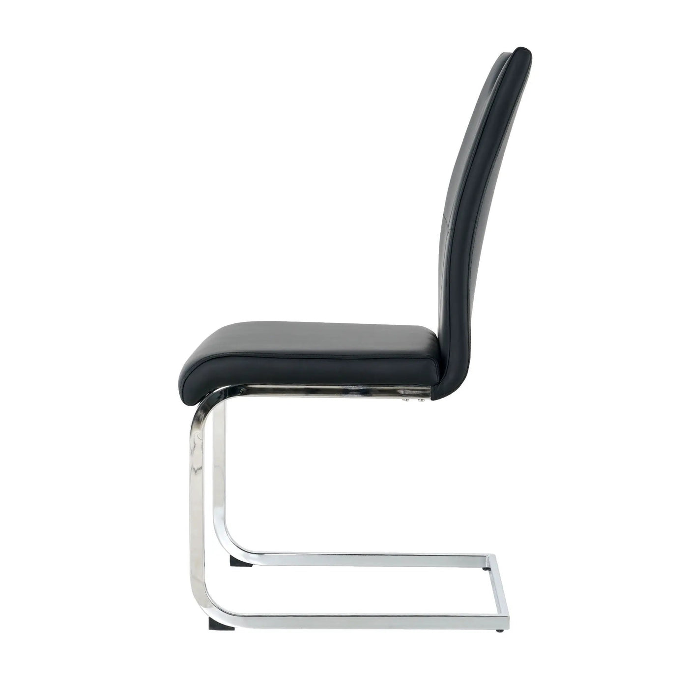 Modern Dining Chairs With Padded Seat And Metal Legs by HouseOfZazla