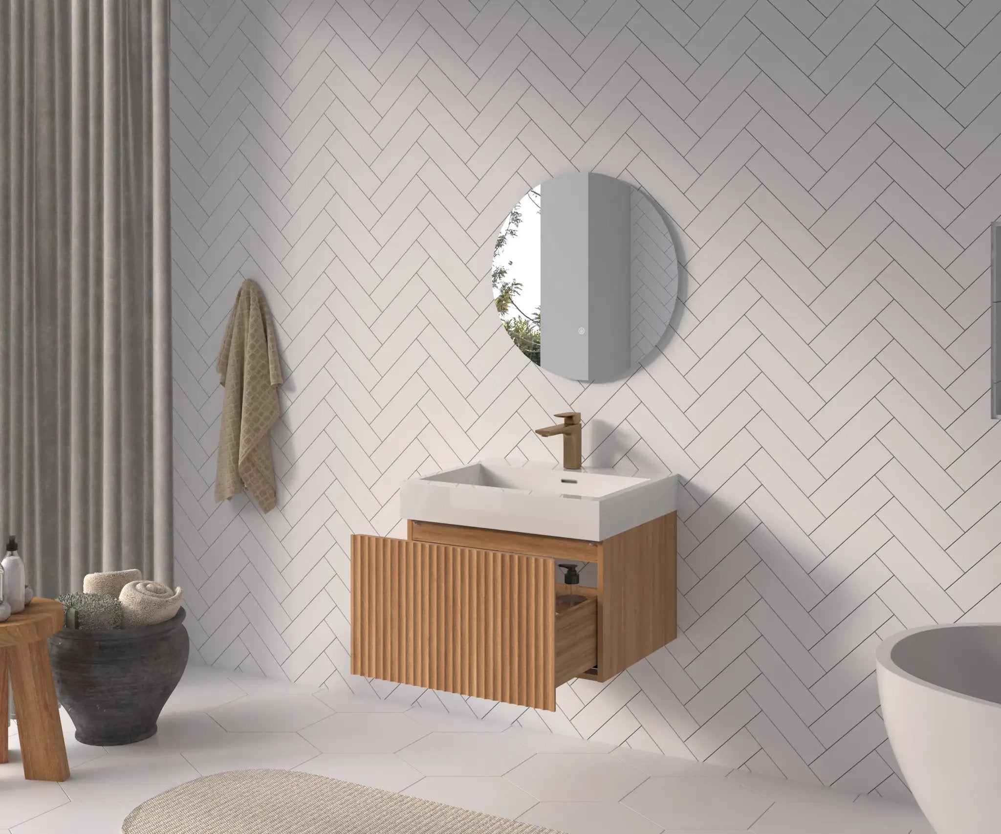 24" Bathroom Vanity with Sink by HouseOfZazla