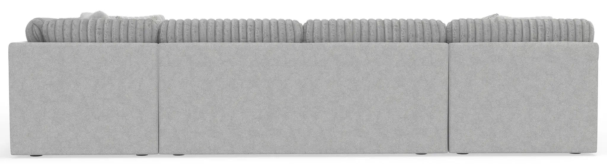 Logan - Upholstered Sectional With Comfort Coil Seating And Accent Pillows Included by Unique Piece Furniture