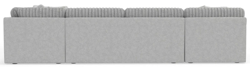 Logan - Upholstered Sectional With Comfort Coil Seating And Accent Pillows Included by Unique Piece Furniture