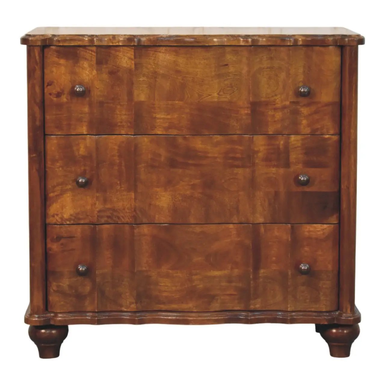 Solid Wood Lume 3 Drawer Chest by HouseOfZazla