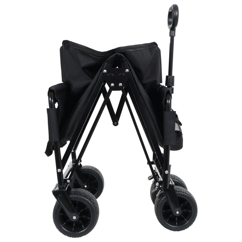 3-in-1 Convertible Folding Wagon Cart with Bench Seat & Storage by HouseOfZazla