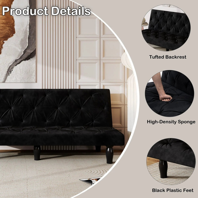 Sofa Bed With Adjustable Backrest by Unique Piece Furniture