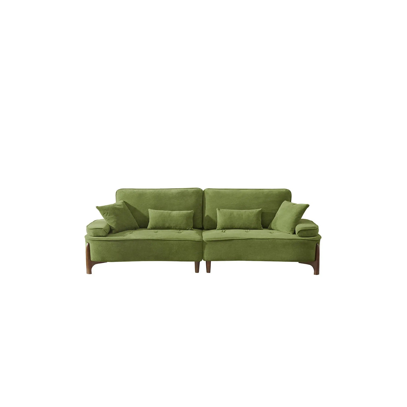 Comfortable Deep Seated Sofa With Pillows by HouseOfZazla