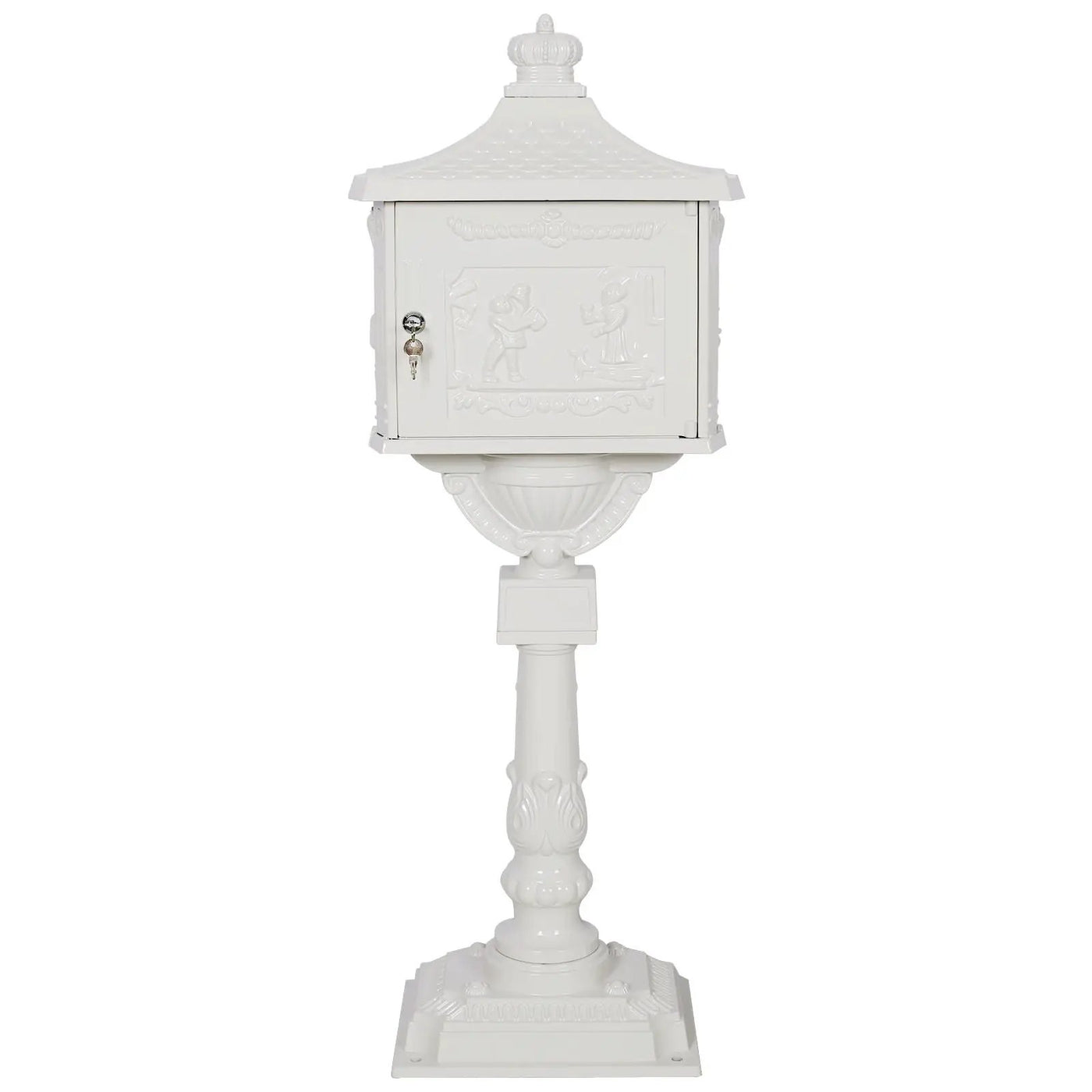 Cast Aluminum Mail Box, Postal Box, Mailbox by HouseOfZazla