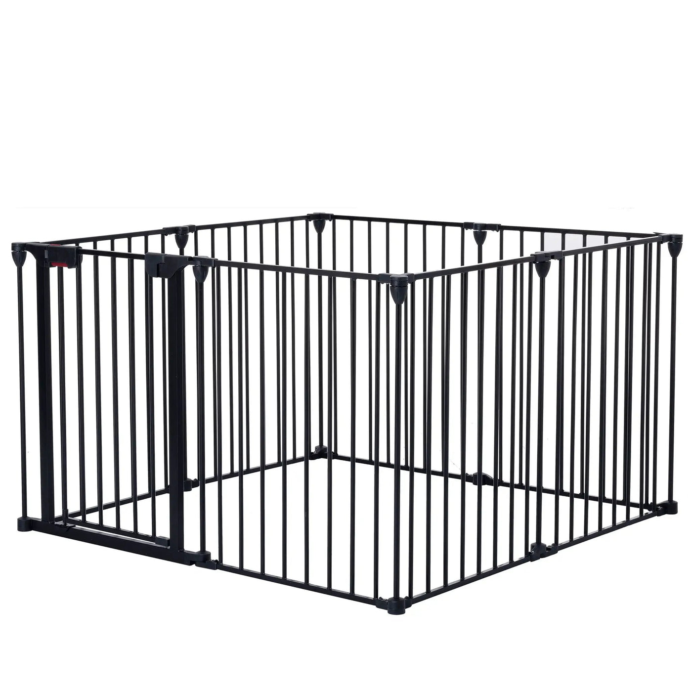 Adjustable Safety Gate Play Yard Metal Doorways Fireplace Fence Christmas Tree Fence Gate For House Stairs Gate Prohibited Area Fence by HouseOfZazla