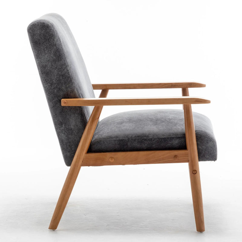 Wide Classic Mid-Century Modern Arm Chair by HouseOfZazla