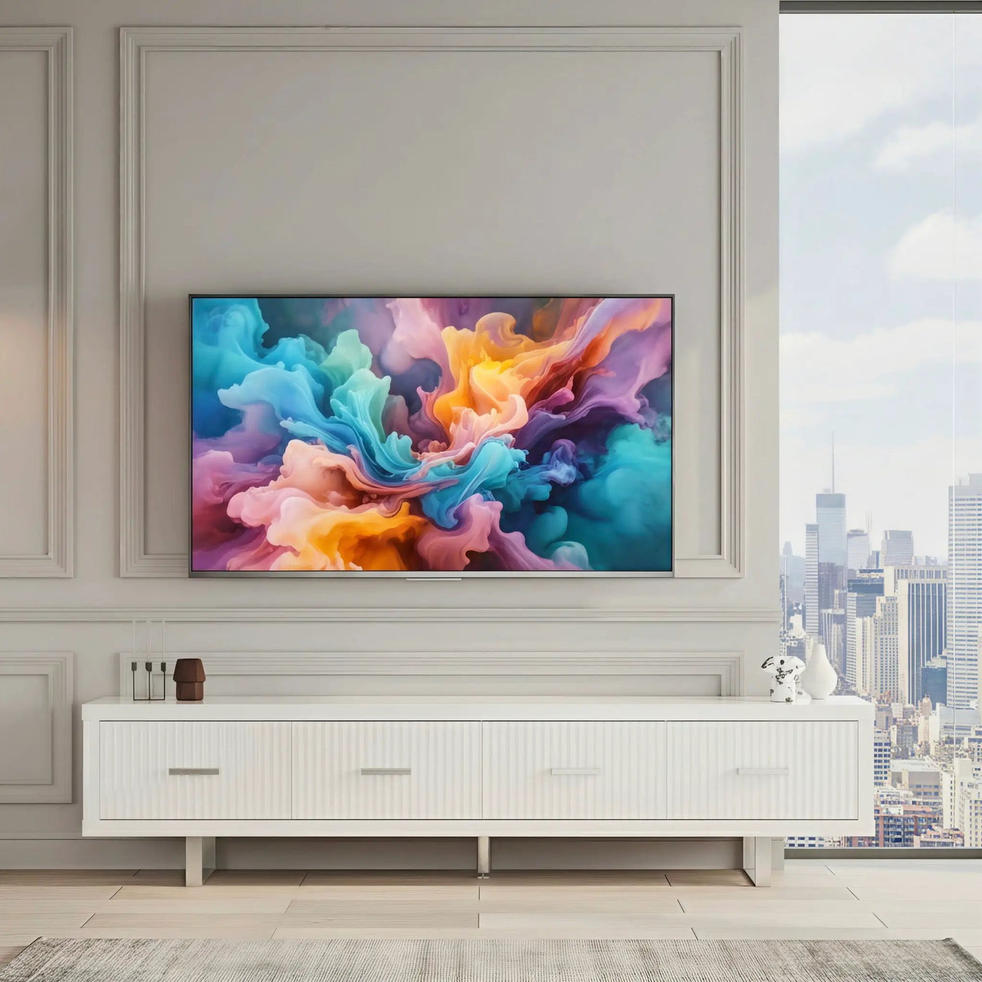 TV Stand With Slatted Drawers by HouseOfZazla