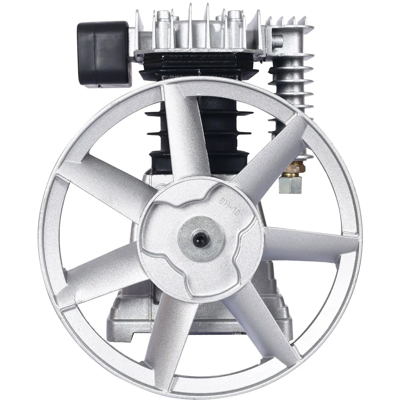 Piston 3Hp Air Compressor Head Pump 2.2Kw 115Psi - Silver by HouseOfZazla