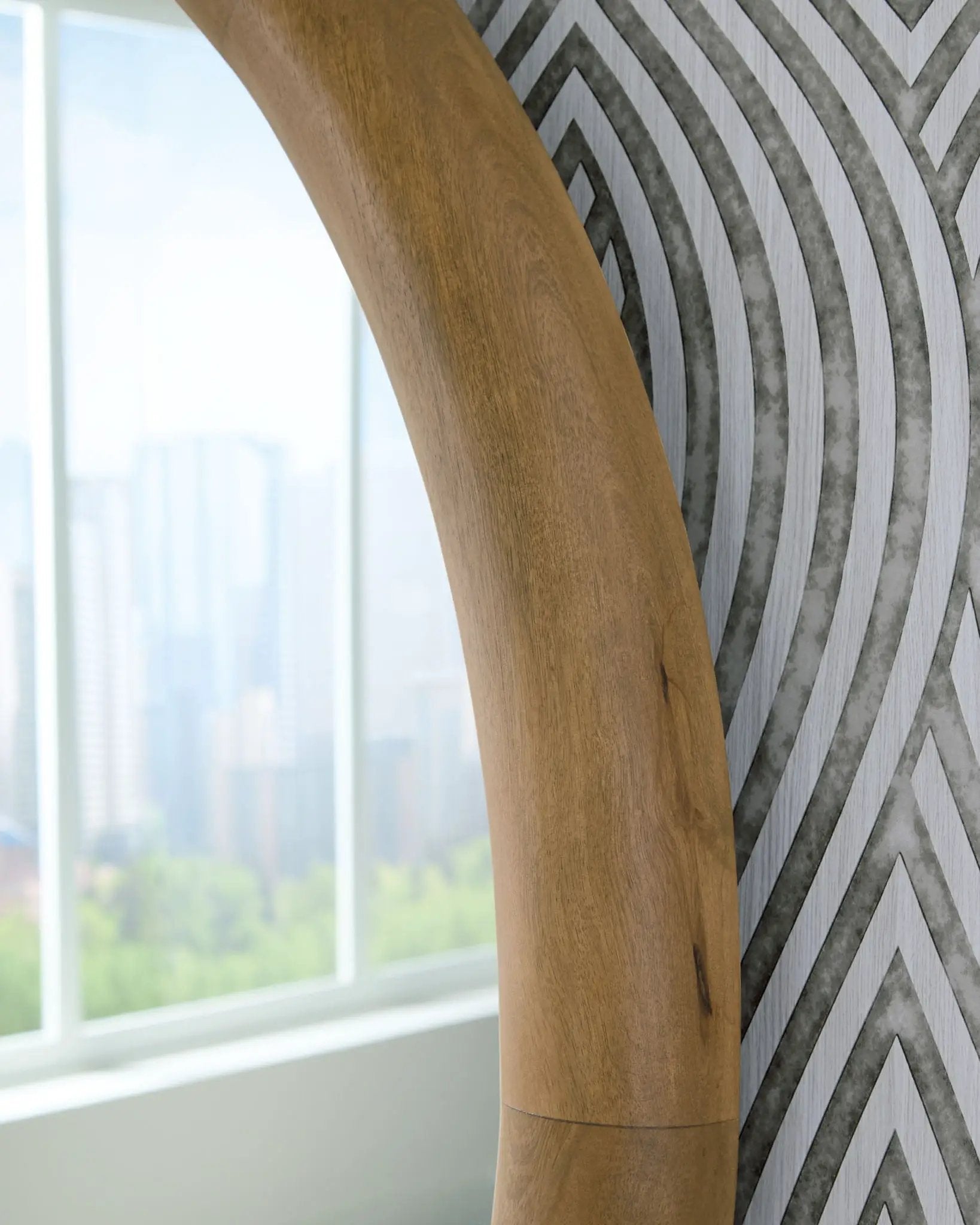 Yadiel - Accent Mirror - Brown by Unique Piece Furniture
