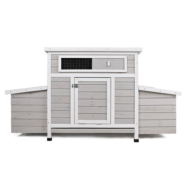 Large Chicken Coop Outdoor Hen House & Dual Nesting Boxes