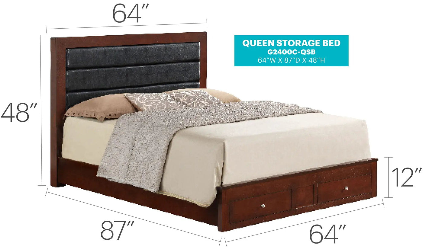 Elegant Storage Bed For Cozy Spaces by HouseOfZazla