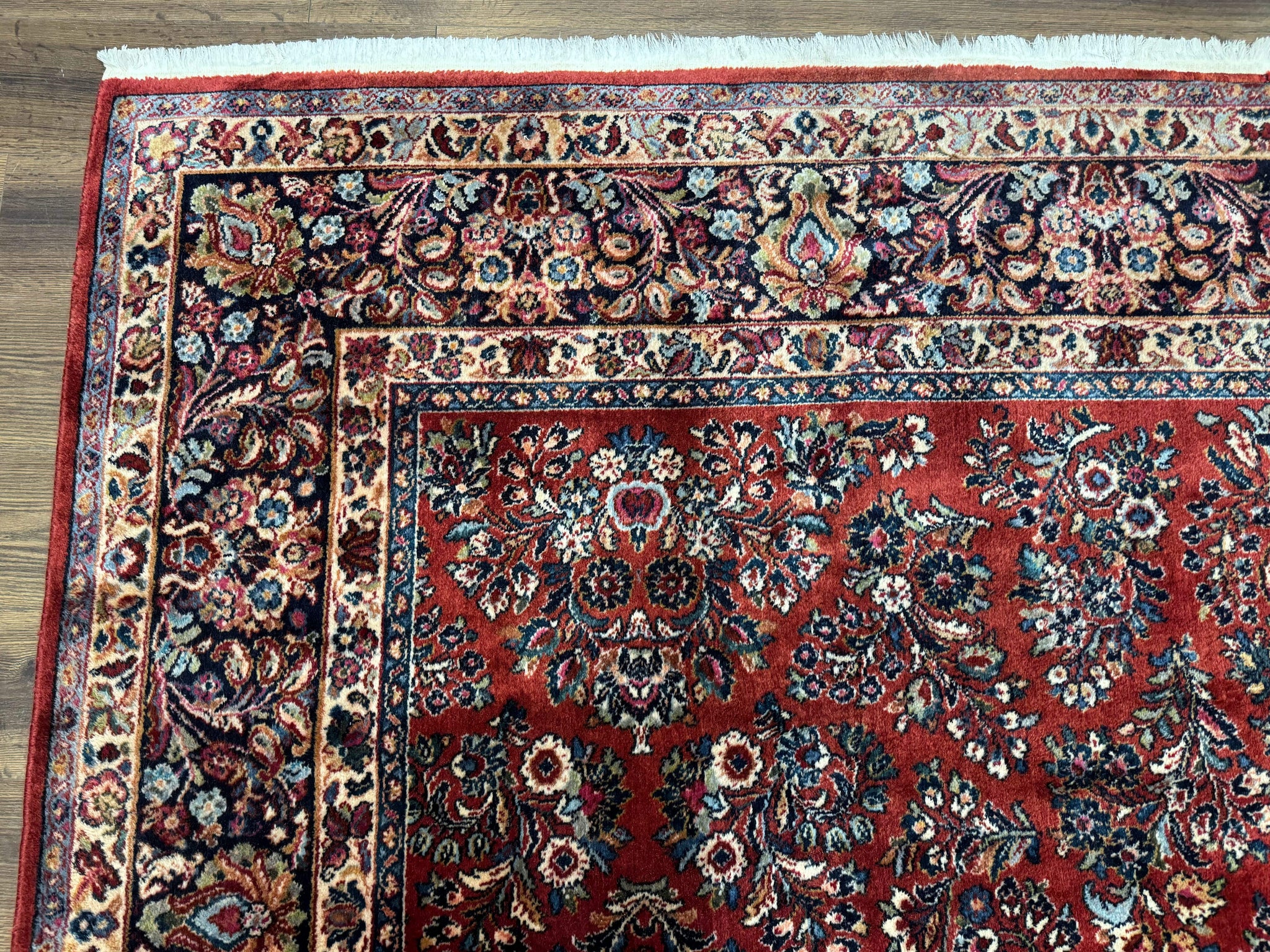 10x18 Karastan Sarouk Rug #785, Wool Large Palace Sized Vintage Karastan Carpet by Jewel Rugs